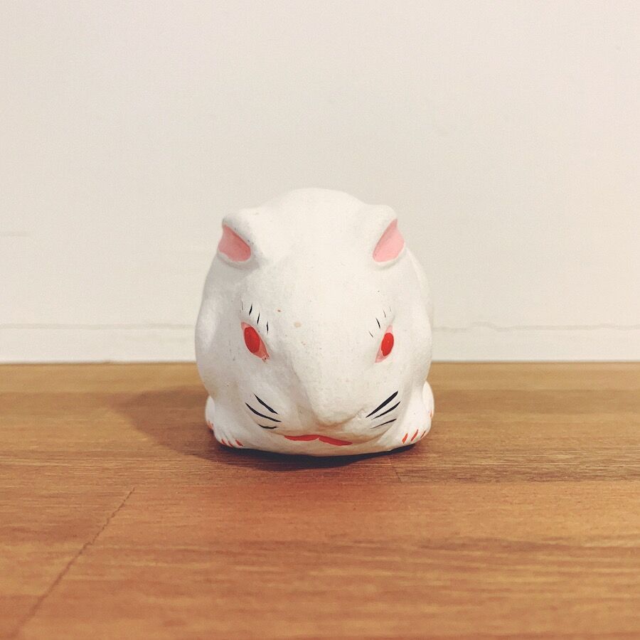 伏見人形　眠り猫　大西重太郎　丹嘉　土人形　郷土玩具　(10/21迄出品) 伏見人形 眠り猫 大西重太郎 丹嘉 土人形 郷土玩具 (10/21迄出品)