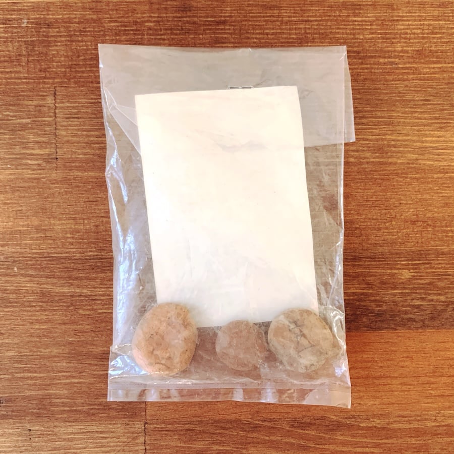 江戸時代の『今戸の泥面子②』3個 | 象々の郷土玩具