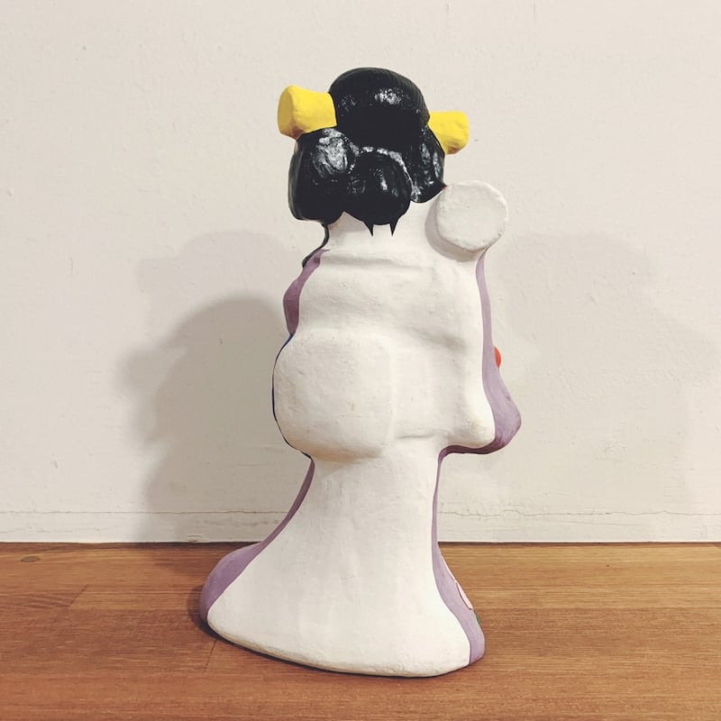 名古屋土人形・野田末吉『静御前』 | 象々の郷土玩具