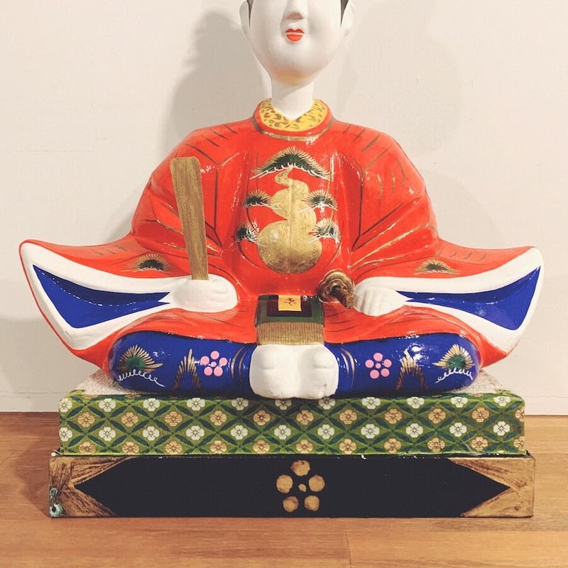 三次人形『特大・台付座天神』 | 象々の郷土玩具