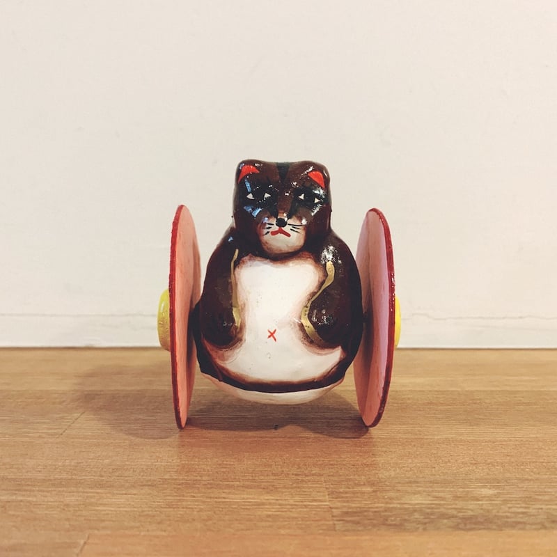 【郷土玩具】廃絶　八栗張子　狸面 郷土玩具】廃絶 八栗張子 狸面 郷土玩具】廃絶八栗張子狸面