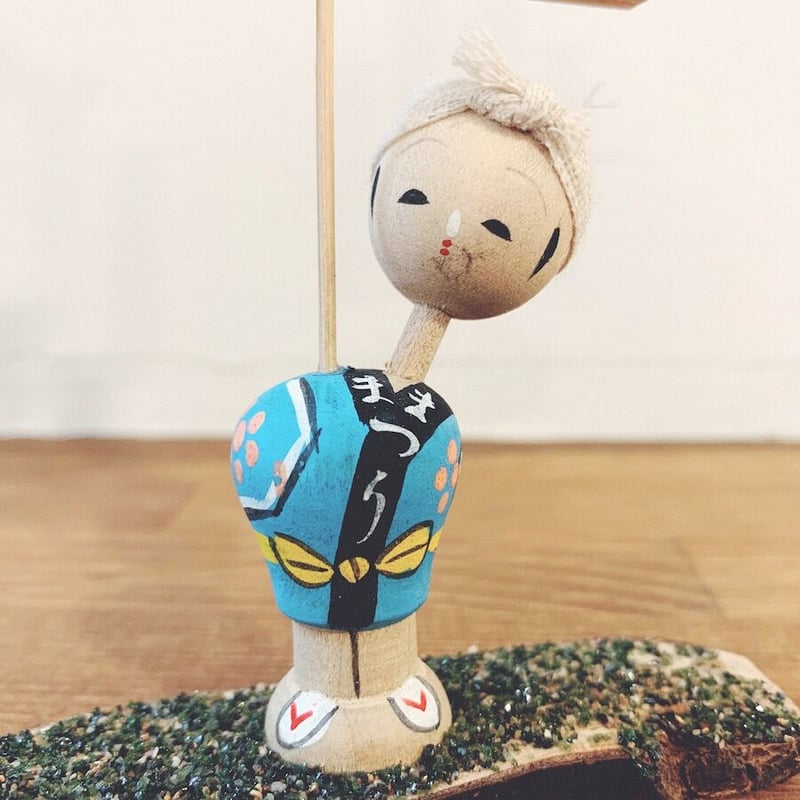 昭和レトロこけし『秋田竿燈まつり』 | 象々の郷土玩具