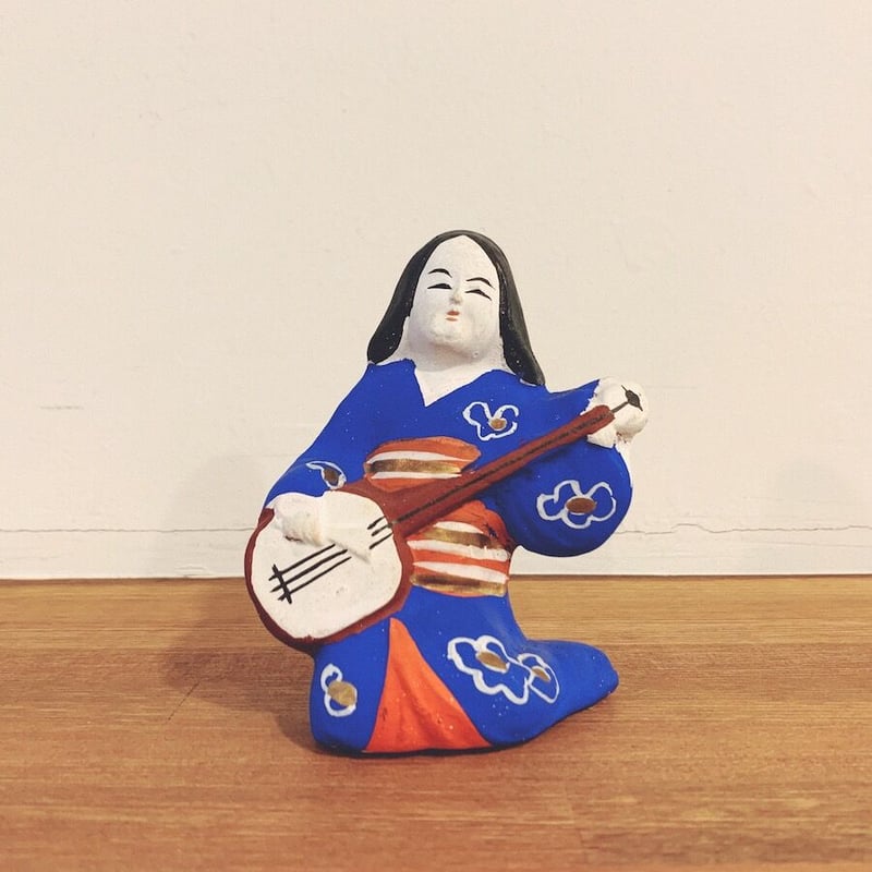 伏見人形・菱平『三味線弾き』 | 象々の郷土玩具