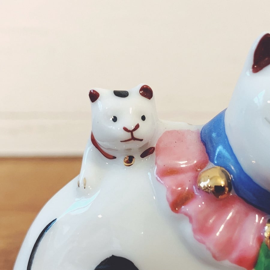 瀬戸・薬師窯『日本招猫倶楽部 子福猫』 | 象々の郷土玩具