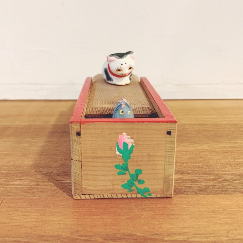 江戸からくり玩具『猫と鼠』 | 象々の郷土玩具
