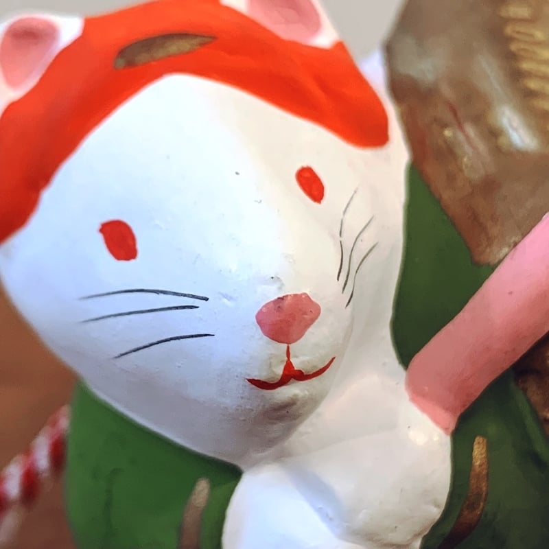 奈良井の土鈴『小判担ぎ子』 | 象々の郷土玩具