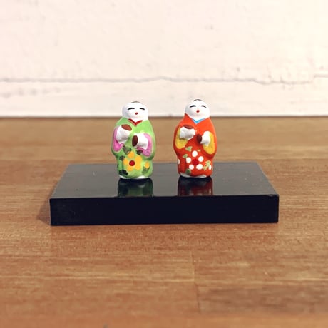 民芸品  土人形 土人形 五色天神・津塩吉右エ門 ｜ 堺湊焼 ｜ 民芸・郷土人形