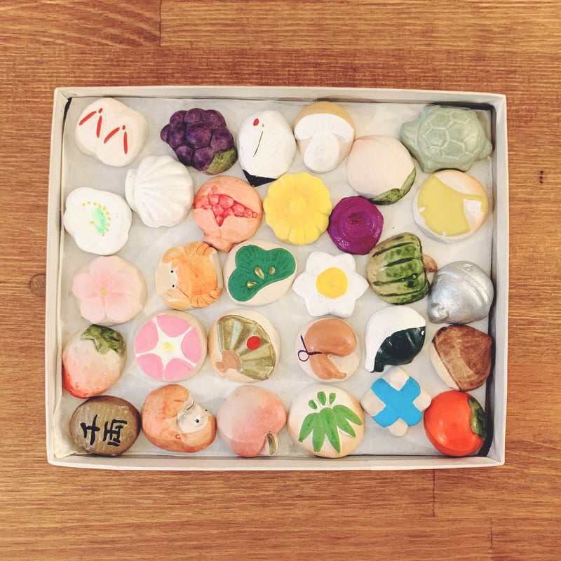 なぎの面小屋『博多泥めんこ』 | 象々の郷土玩具