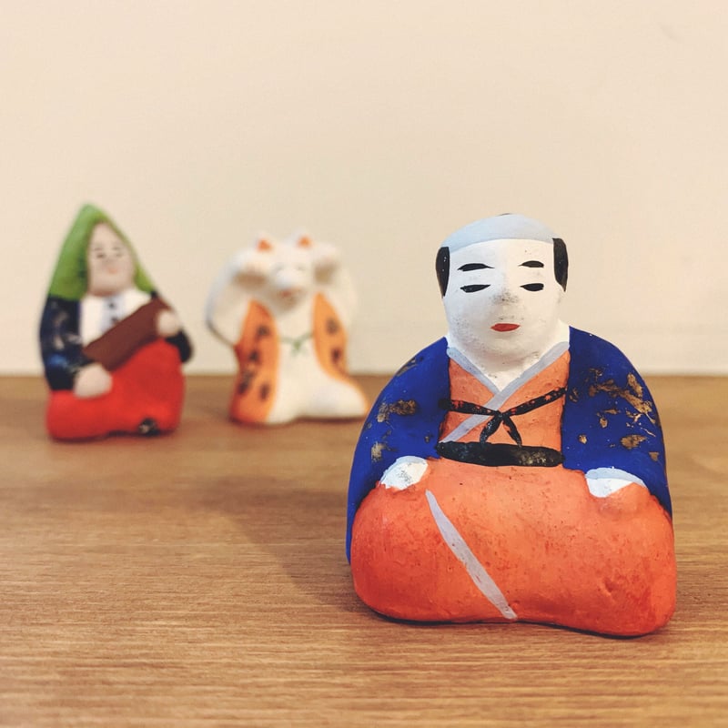 今戸人形の『狐拳』 | 象々の郷土玩具