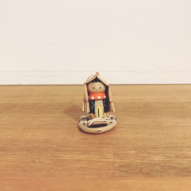 昭和レトロこけし『ソリの雪ん子』 | 象々の郷土玩具