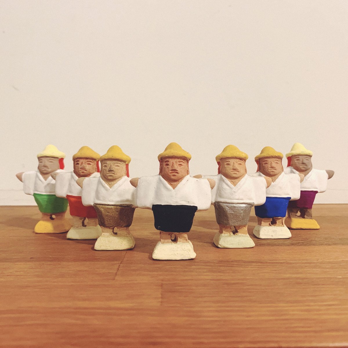 堺湊焼の『住吉踊り・橙』 | 象々の郷土玩具