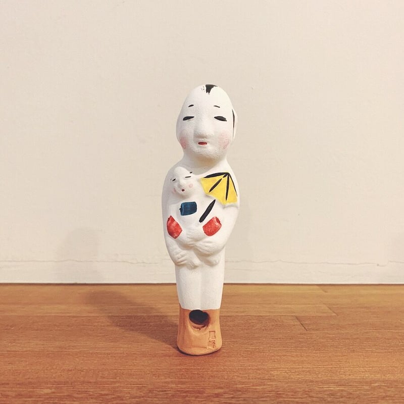 美品陶器人形　笛 LLADRO - リヤドロ・美品・天使・エンジェル・笛を吹く天使・陶器