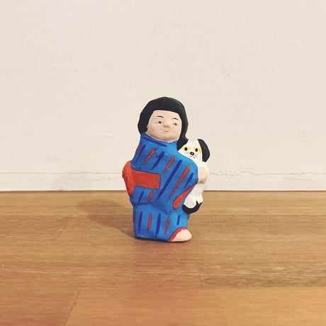 中湯川人形　辰(赤・青)　犬　雛 こらんしょ人形 辰 会津中湯川人形 土人形 | おみやげ処 本家