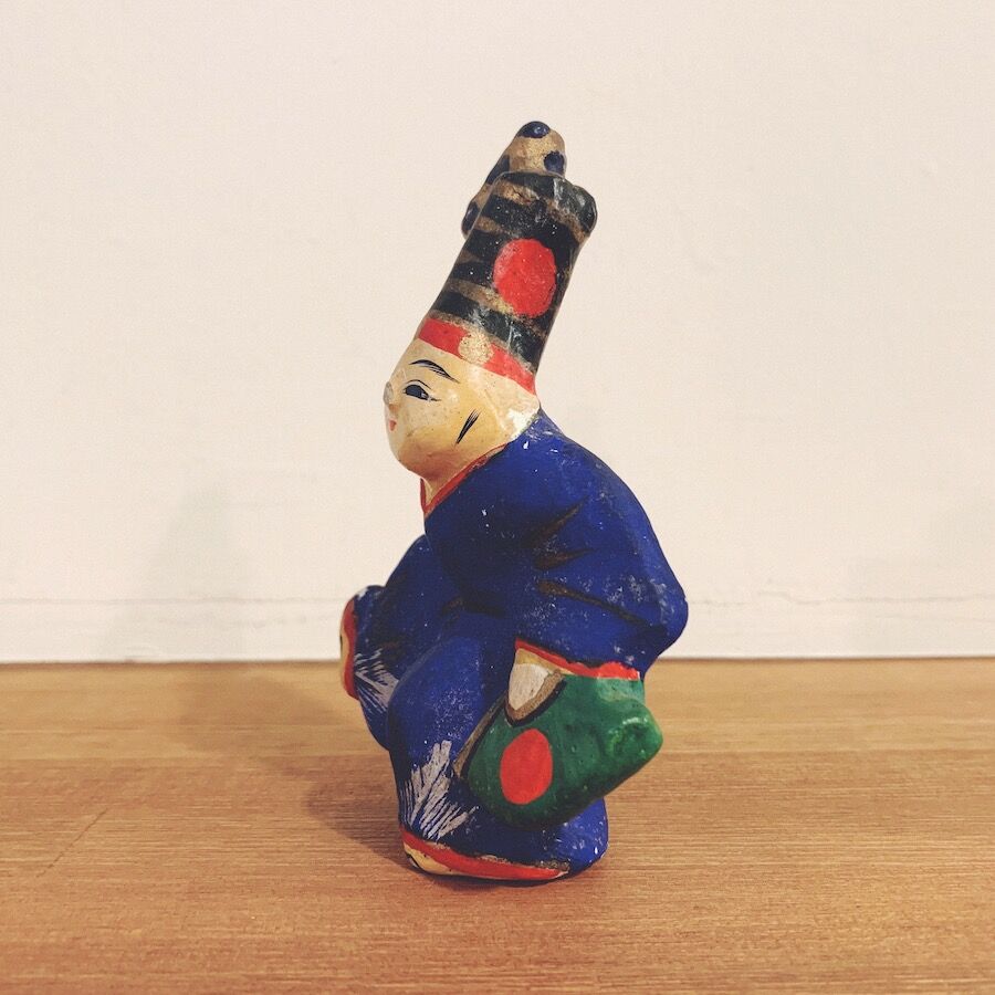 伝統的日本人形　三番叟 Vintage Japanese Folk Art: 三番叟猿 / 大崎文仙堂