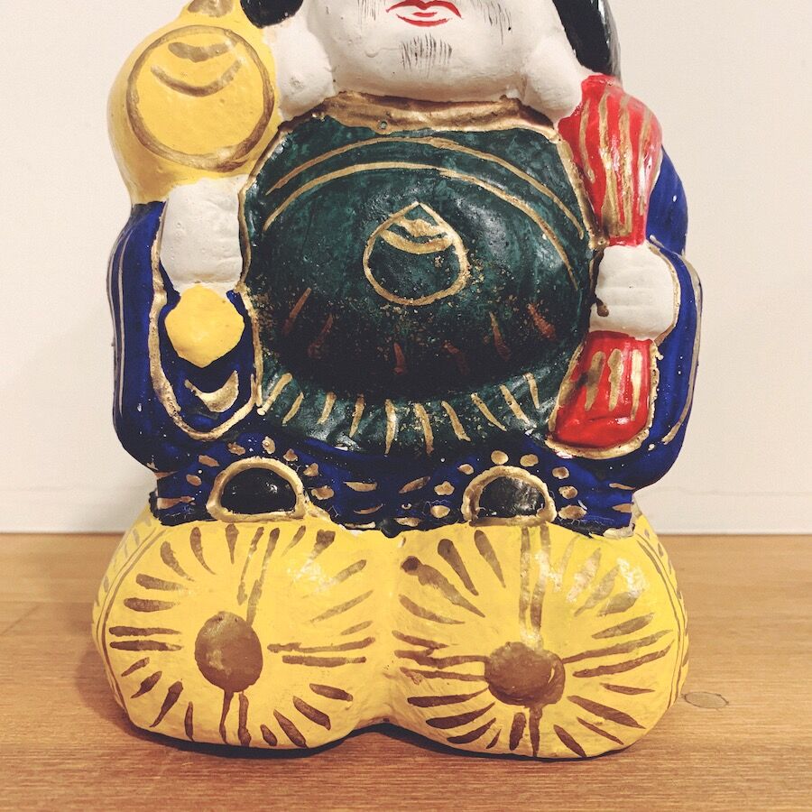 古い 土人形 大黒恵比寿 大黒様 恵比寿様 古美術 古道具 アンティーク 古い 土人形 大黒恵比寿 大黒様 恵比寿様 古美術 古道具