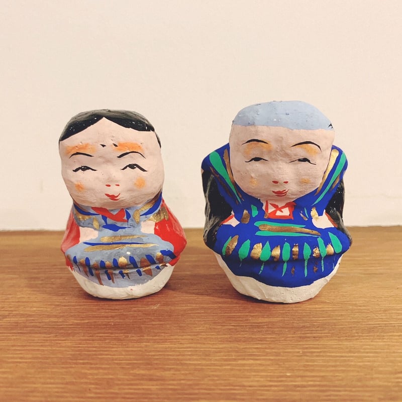 仙台張子の『夫婦福助』 | 象々の郷土玩具