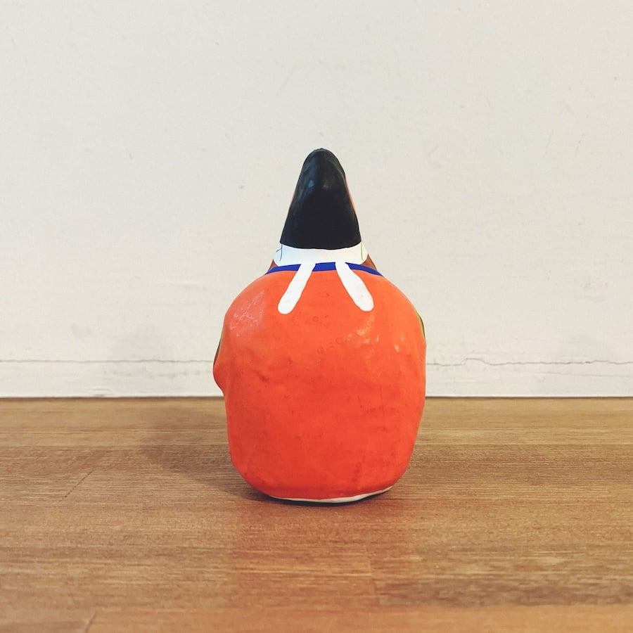 焼物　猿の三番叟 中島めんや『猿の三番叟』 | 象々の郷土玩具