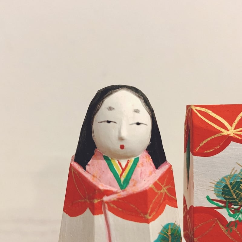 奈良一刀彫・大林杜壽園『立雛』 | 象々の郷土玩具