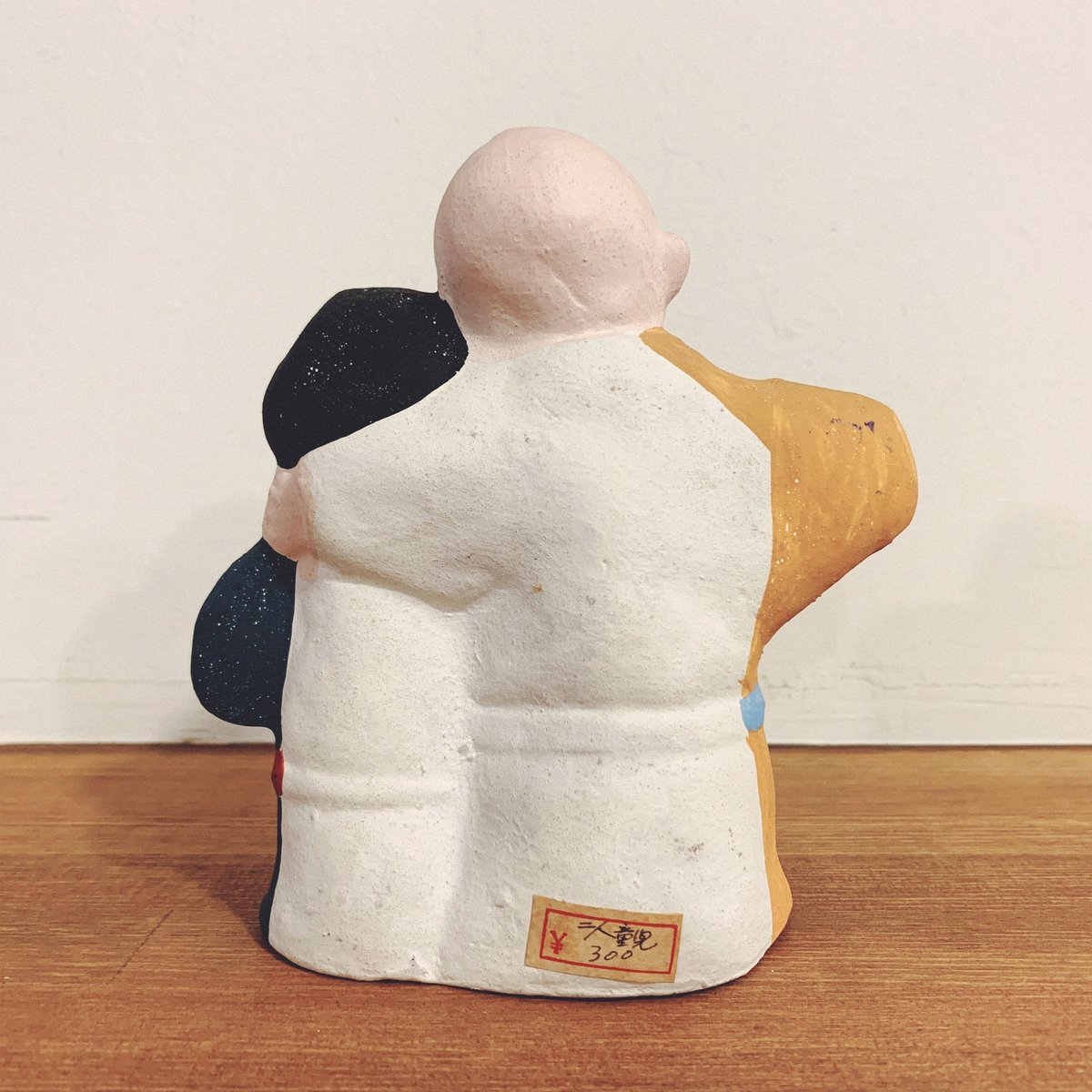 相撲人形２体「伏見人形(京都)＆葛畑人形(兵庫県)」郷土玩具 葛畑人形『二人童子』 | 象々の郷土玩具
