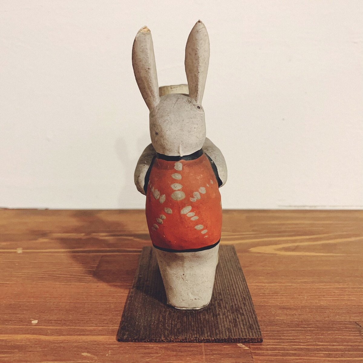 戦前の大阪張子・中村新太郎作『餅つき兎』 | 象々の郷土玩具