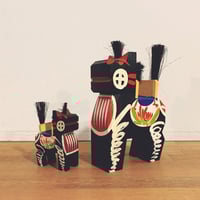 大津絵・鬼の念仏』の置物 | 象々の郷土玩具