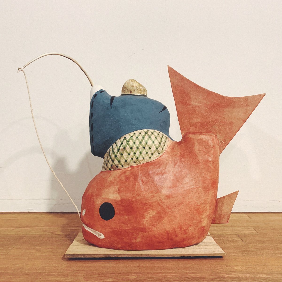 三春張子の『鯛乗り恵比寿』 | 象々の郷土玩具