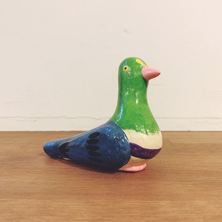 名古屋土人形・野田末吉の『鳩笛・大』 | 象々の郷土玩具