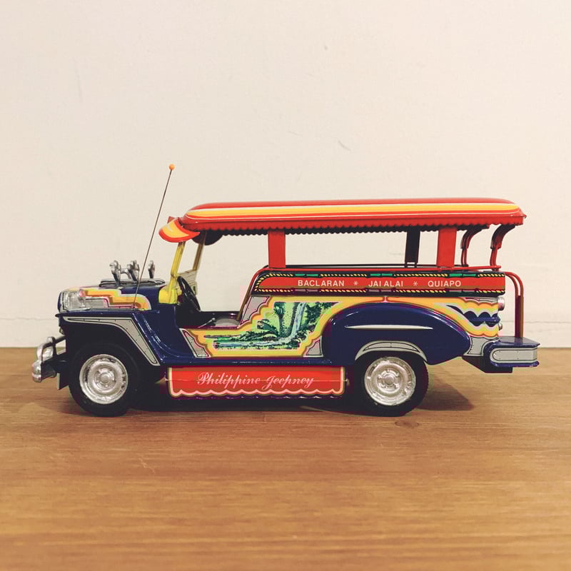 フィリピンタクシー  jeepney ジプニー　ブリキ　ミニカー 最終価格！フィリピンタクシー jeepney ジプニー ブリキ ミニカー