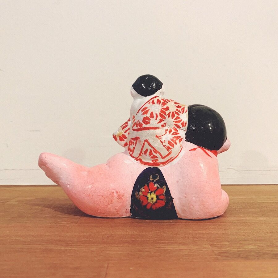 中野土人形の『子守這子』 | 象々の郷土玩具 中野土人形の『子守這子』 | 象々の郷土玩具