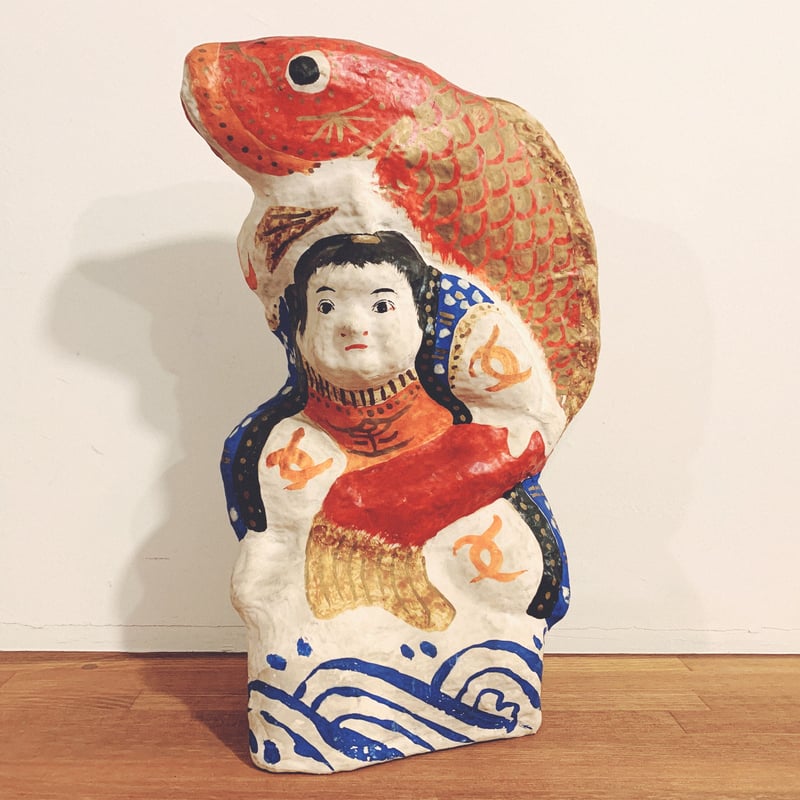 常石張子の『鯉金(鯉担ぎ金時)』 | 象々の郷土玩具