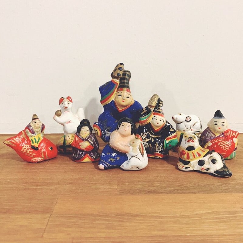 稲畑人形『俵乗りねずみ』 | 象々の郷土玩具