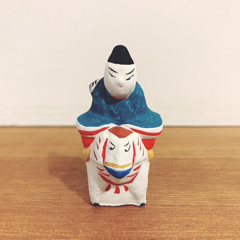 郷土玩具　古作　鳥取　北条土人形　れんべい人形　八幡大菩薩　加藤廉兵衛　民芸 郷土玩具 古作 鳥取 北条土人形 れんべい人形 八幡大菩薩 加藤