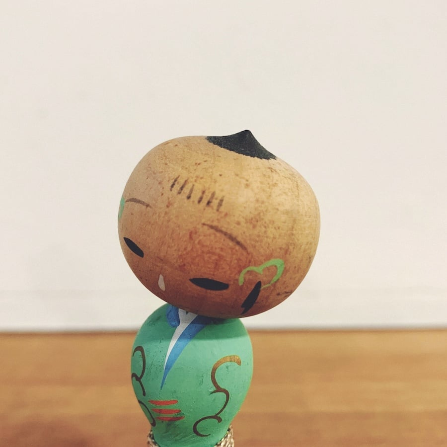 昭和レトロ！『山中湖・夫婦こけし』 | 象々の郷土玩具