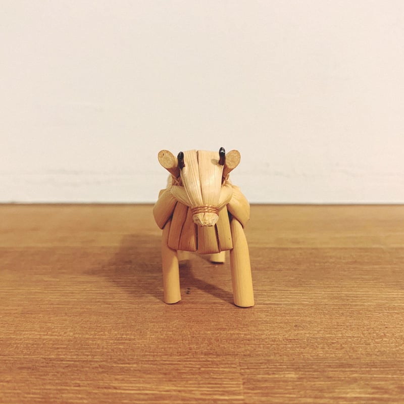 きびがら細工の『丑』 | 象々の郷土玩具