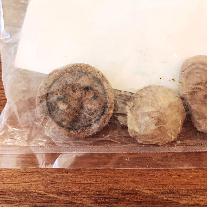 江戸時代の『今戸の泥面子①』3個 | 象々の郷土玩具