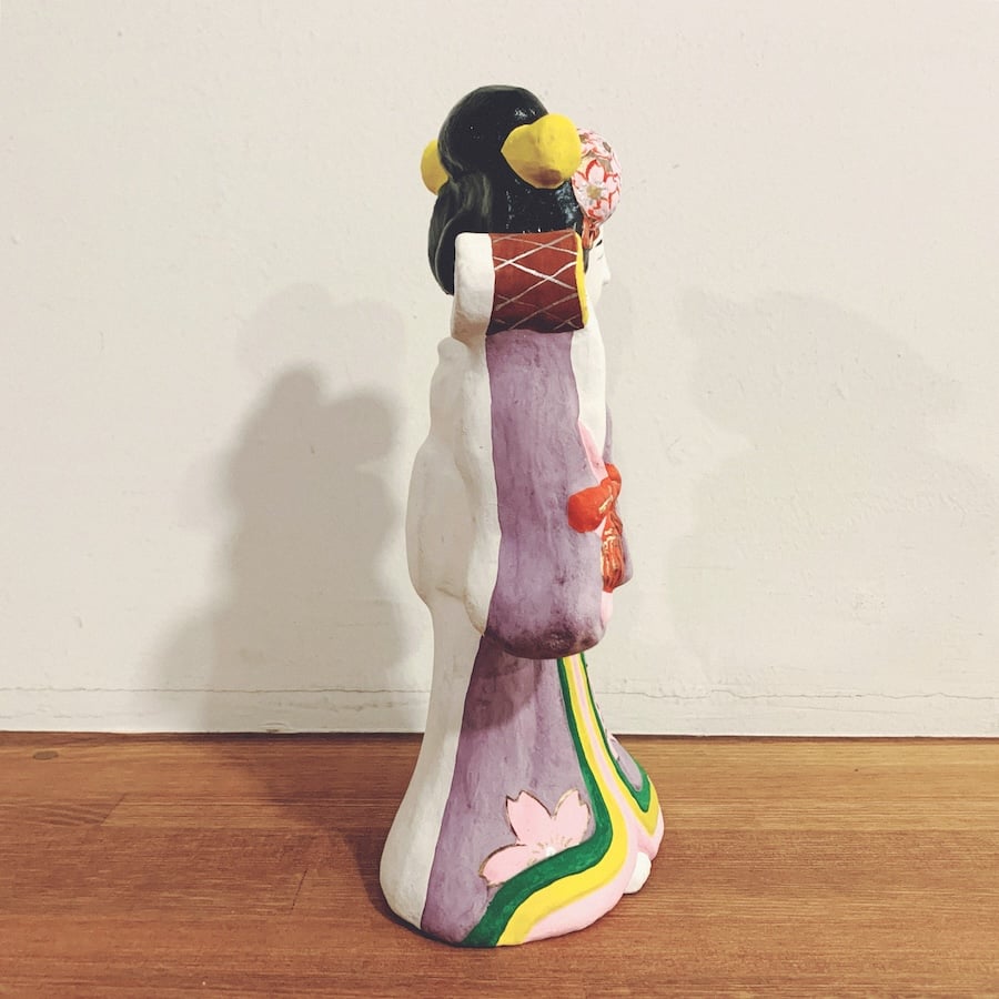 名古屋土人形・野田末吉『静御前』 | 象々の郷土玩具