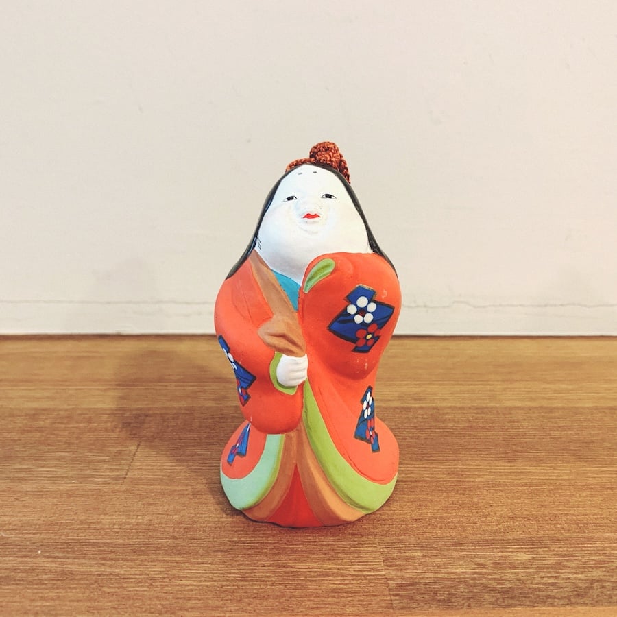 古型博多人形『お福』土鈴 | 象々の郷土玩具