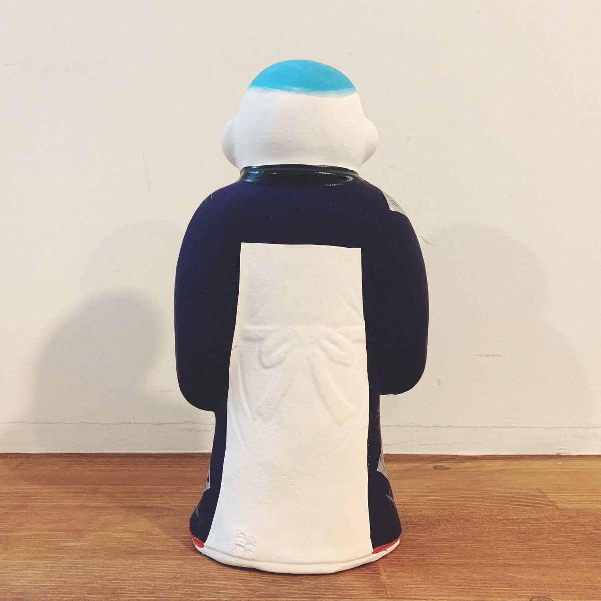 伏見人形の『饅頭喰い(百人一首)』 | 象々の郷土玩具