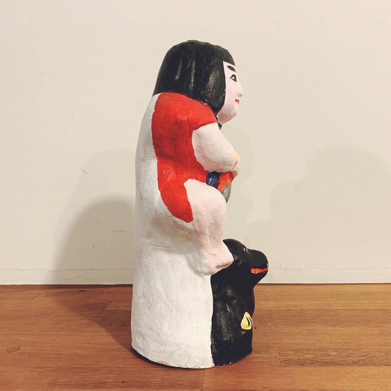帖佐人形の『熊乗り金太郎』 | 象々の郷土玩具