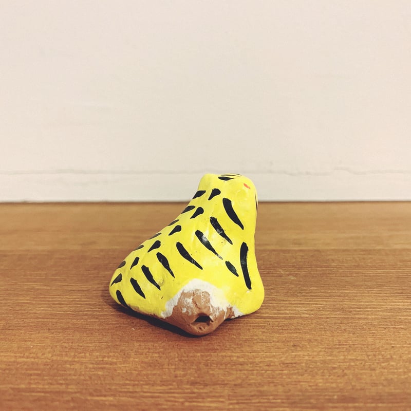 下川原土人形の『人形笛・虎』 | 象々の郷土玩具