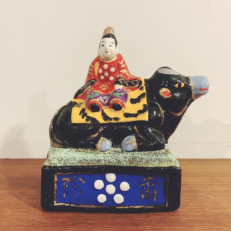 古作 土人形 お稲荷様 片耳欠け 郷土人形 民芸 古道具 アンティーク オブジェ 古作 土人形 お稲荷様 片耳欠け 郷土人形 民芸 古道具