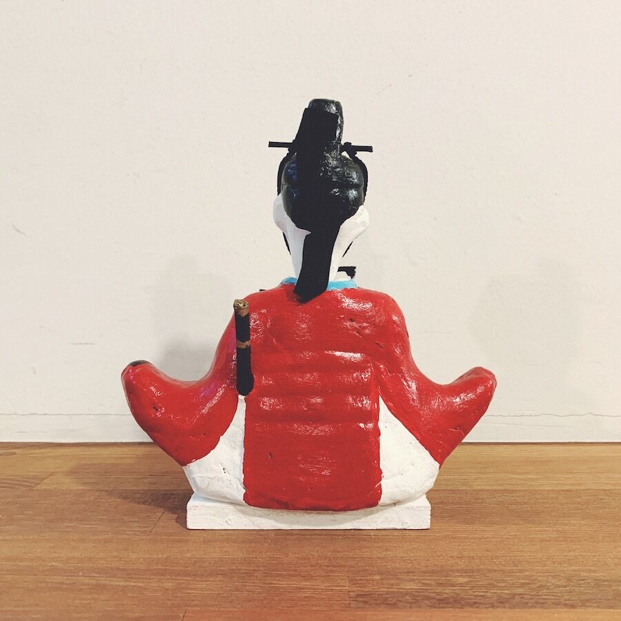 廃絶　美濃姫土人形　天神　古作　郷土玩具　(10/8迄出品) 廃絶 古作 美濃姫人形 天神 土人形 郷土玩具 (10／27迄出品) 2025年