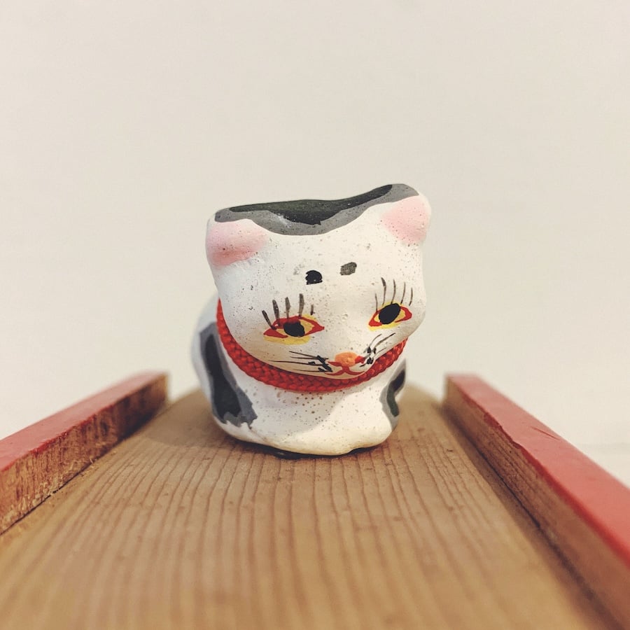 江戸からくり玩具『猫と鼠』 | 象々の郷土玩具