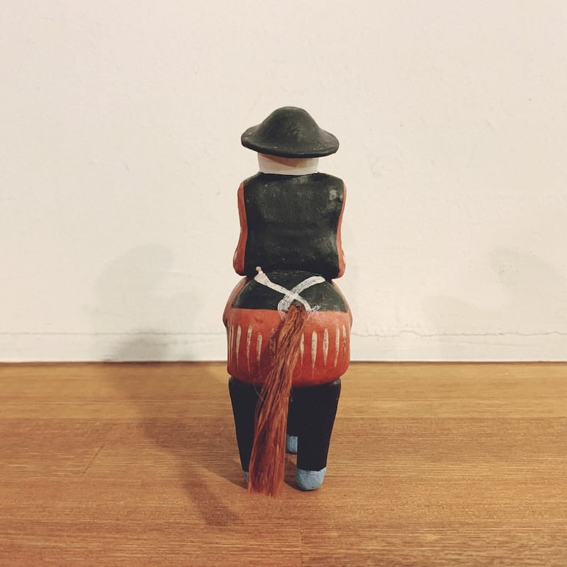 テコチチ　素晴らしい時代人形です。春山作　古いものす。元箱、台付 デコ屋敷大黒屋｜【2026年干支人形】三春駒 東北スタンダード - 工芸品
