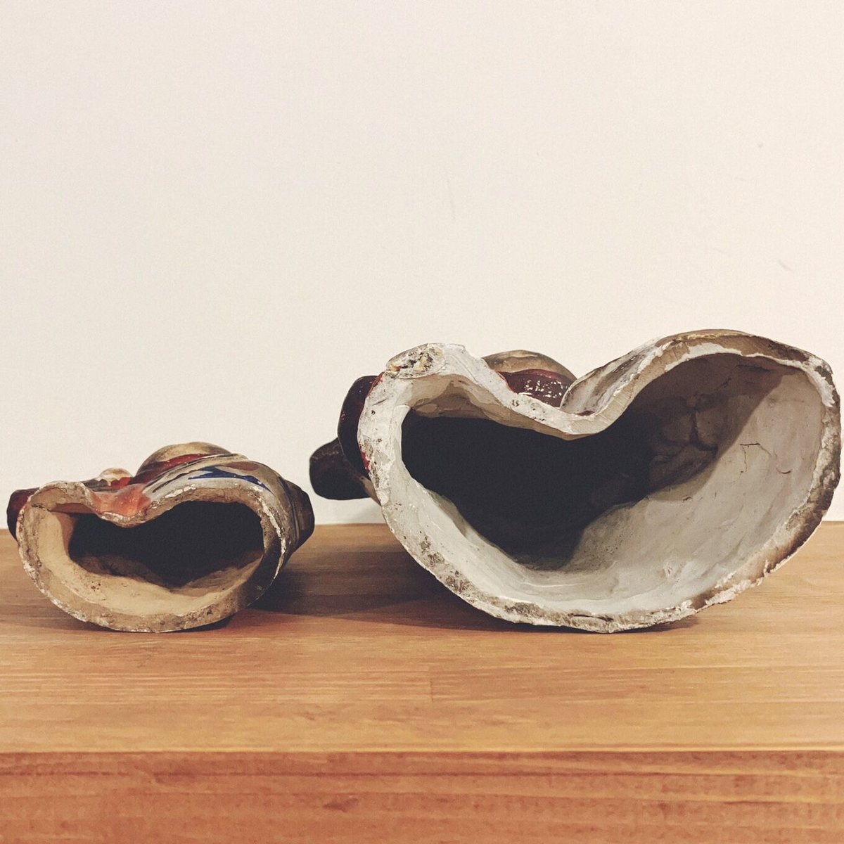 伏見人形の『布袋』 2体セット | 象々の郷土玩具