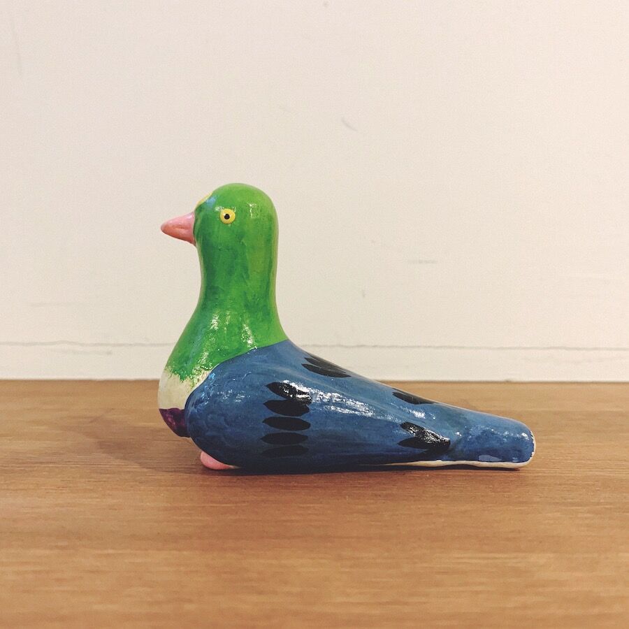 名古屋土人形・野田末吉の『鳩笛・大』 | 象々の郷土玩具