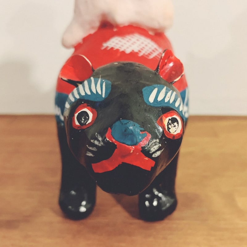 【郷土玩具】廃絶　久ノ浜張子　虎 郷土玩具】廃絶久ノ浜張子虎