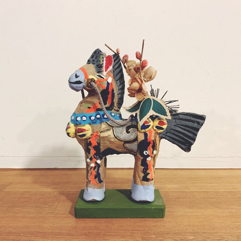 青森土人形・福原英治郎『飾り馬』 | 象々の郷土玩具