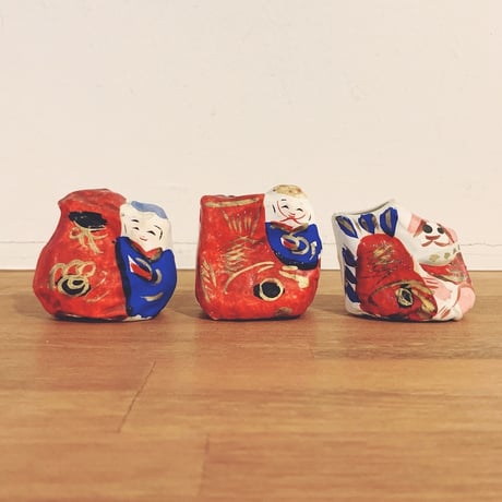 希少　郷土玩具　香川　高松張子　鯛抱き金時　宮内フサ　九十五 希少 郷土玩具 香川 高松張子 鯛抱き金時 宮内フサ 九十五