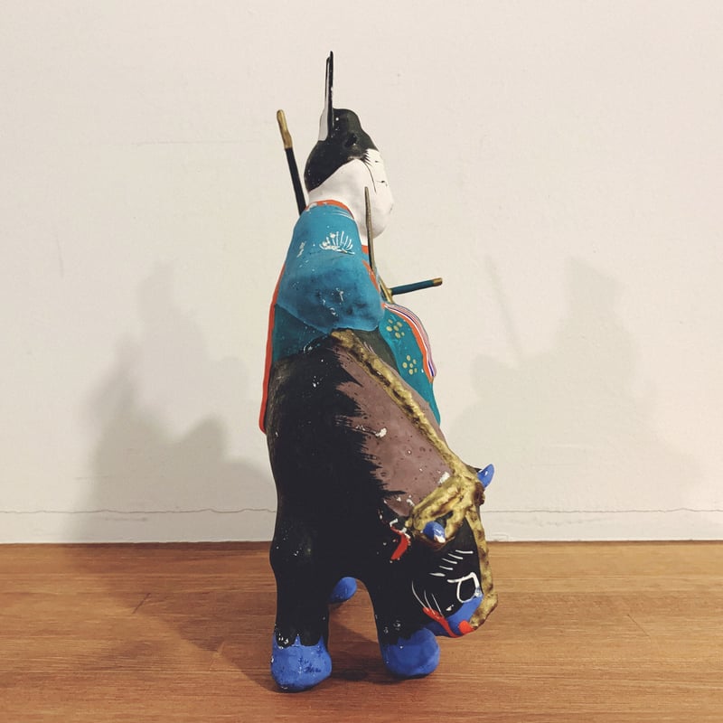 三春張子『牛乗り天神』 | 象々の郷土玩具